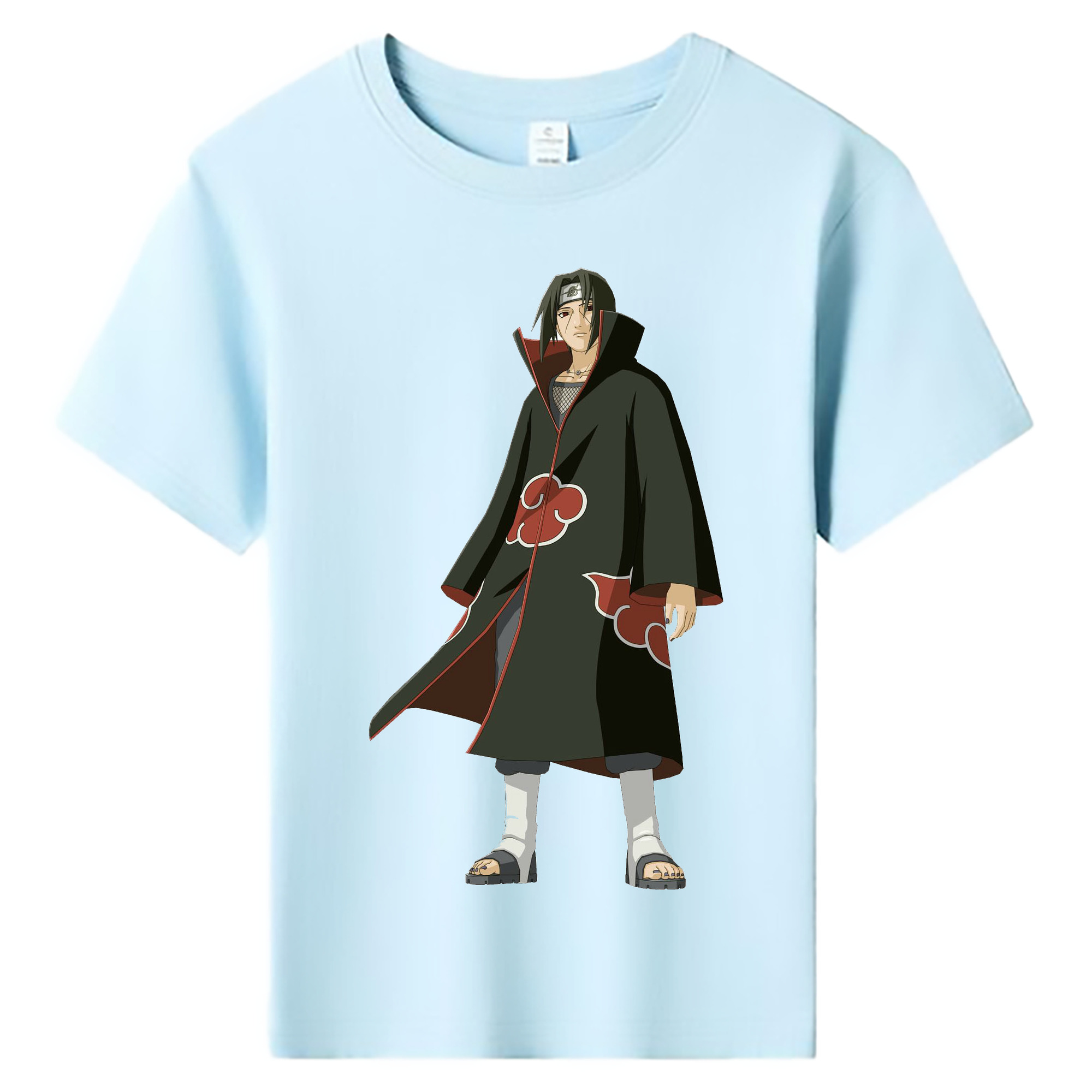 （画像用） NARUTO -ナルト- うちは イタチ Uchiha Itachi 綿100％キッズTシャツ（フロントプリント）